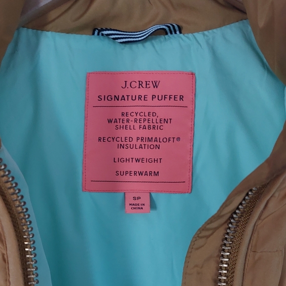 J. Crew Chateau Puffer Jacket, Size Petite Small - Picture 11 of 14